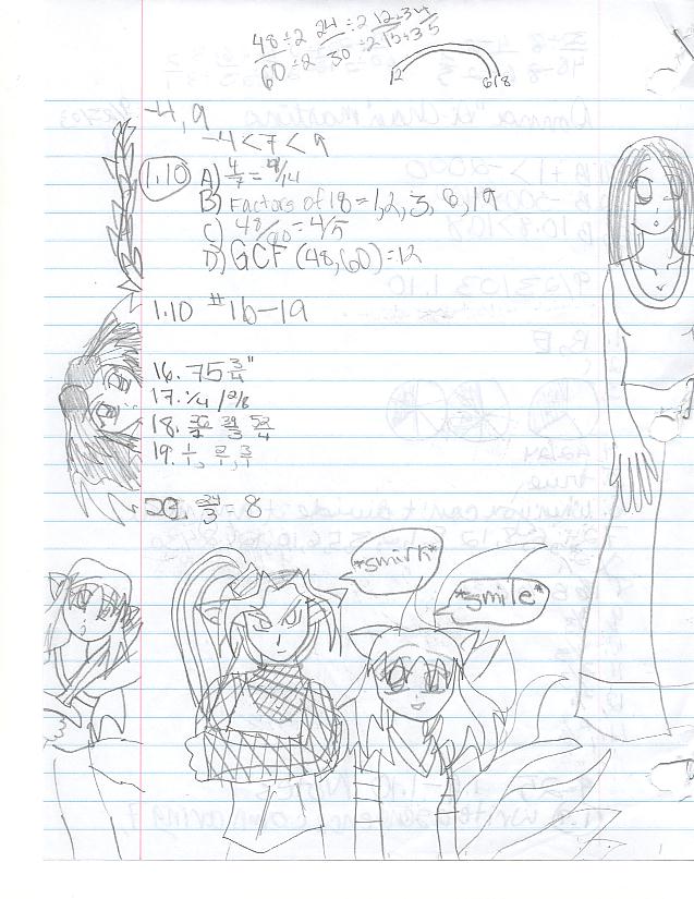 What I have learned in Math Pt 2 (OCs and self-por by Kurama_Torturer