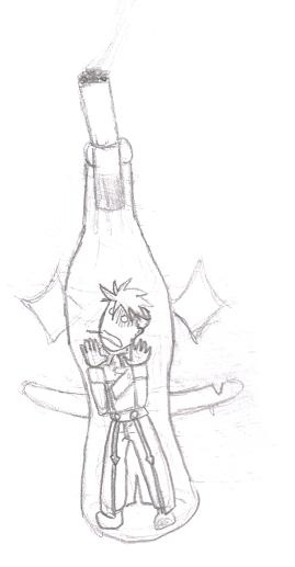 Jeanie" in a Bottle by Kuri-ishi