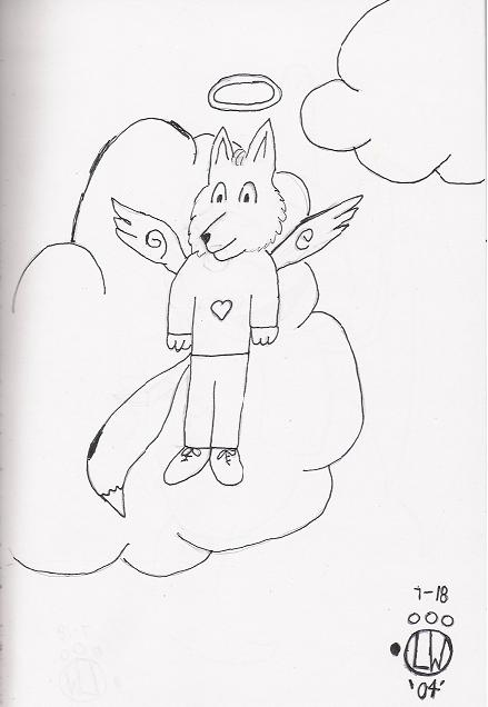 Fox Angel by Kuroi-Neko1