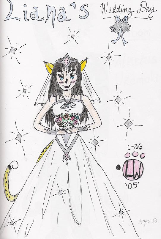 Liana's Wedding Day by Kuroi-Neko1