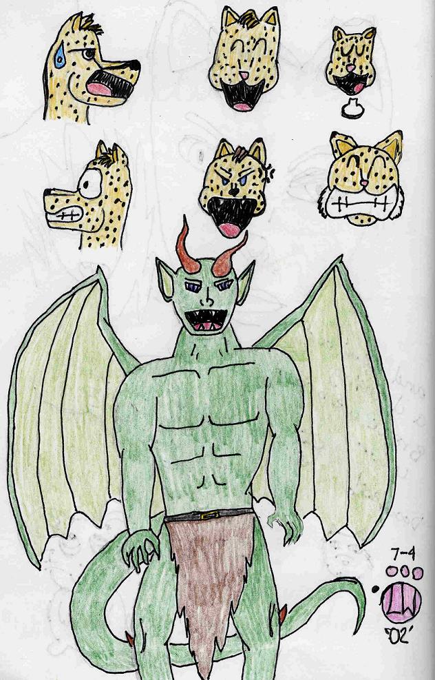 Demon King with doodles by Kuroi-Neko1
