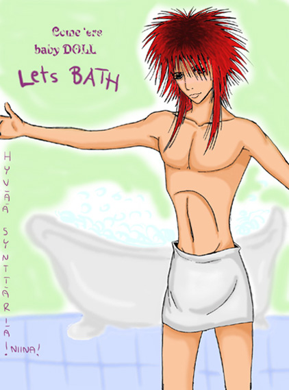 Die: "Come 'ere baby DOLL. Let's bath..." by Kuroi