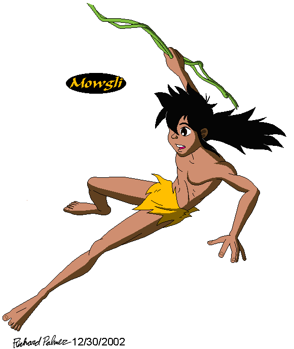 Mowgli from the Jungle Book anime by Kuroko8