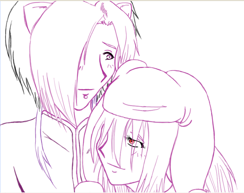 WIP- Jun and Lucy by Ky-Kiske