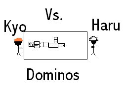 Kyo VS. Haru In Dominos by KyoTheKitty