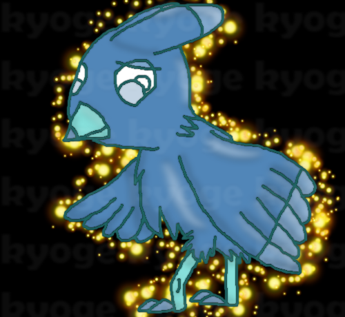 Blue Birdie by Kyoge