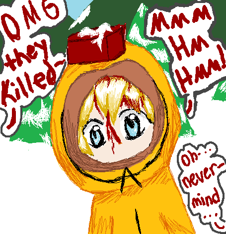 Evil Peoples Throw Bricks at Kenny =O by Kyonkichis1Kitty