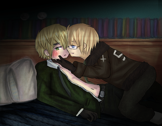 APH: Alfred x Arthur by Kyonkichis1Kitty