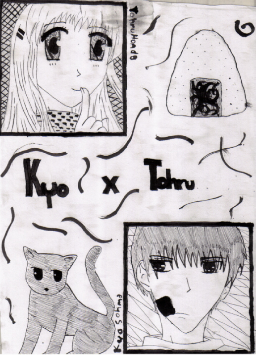 Kyo and Tohru by KyoxTohru95