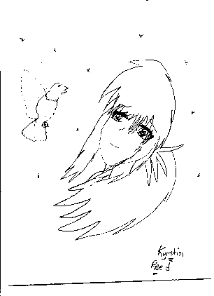 Yukina and a bird O.o by Kyrstin_R_