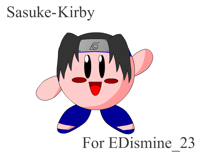 Sasuke Kirby by kafei23415