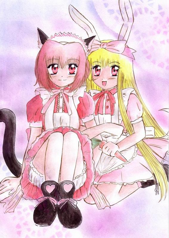 bunny and ichigo by kagome437