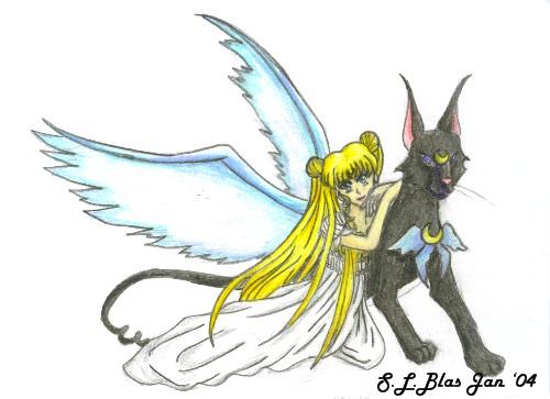 Moon Angel and Gardian by kagome_n_koga