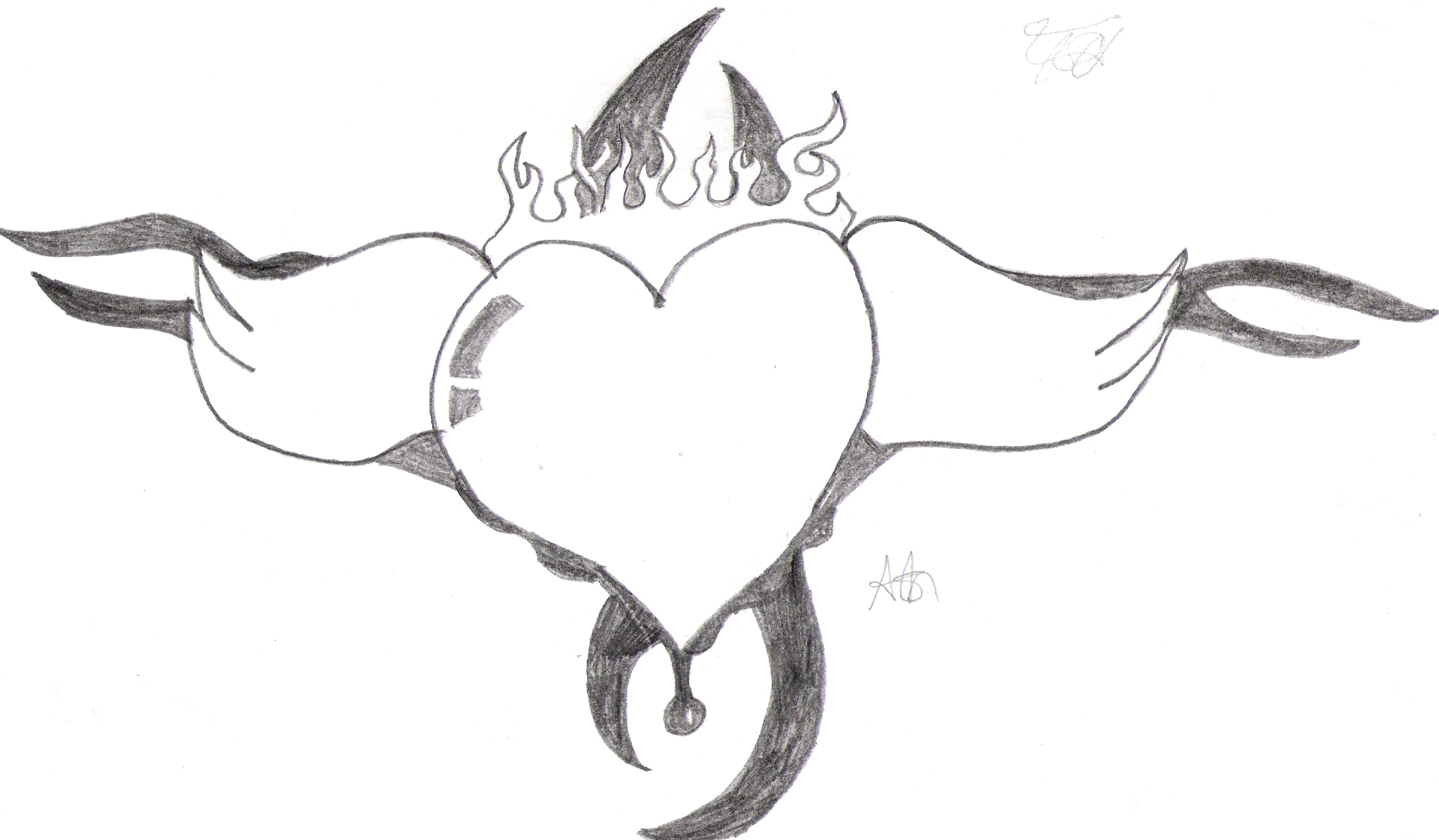 Heart Tattoo by kai_hiwatari22