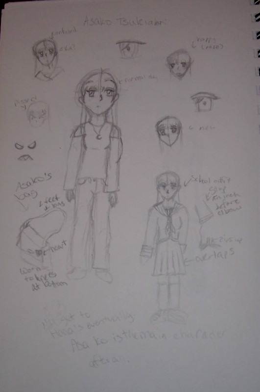 Asako character design by kairi_angel