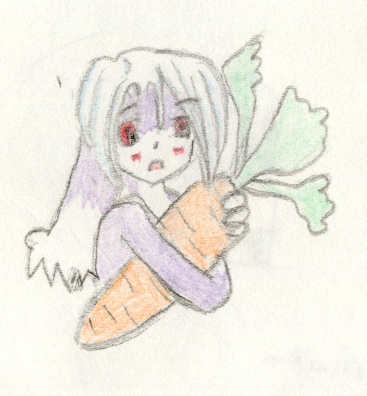 chisu with a carrot by kairi_sora16