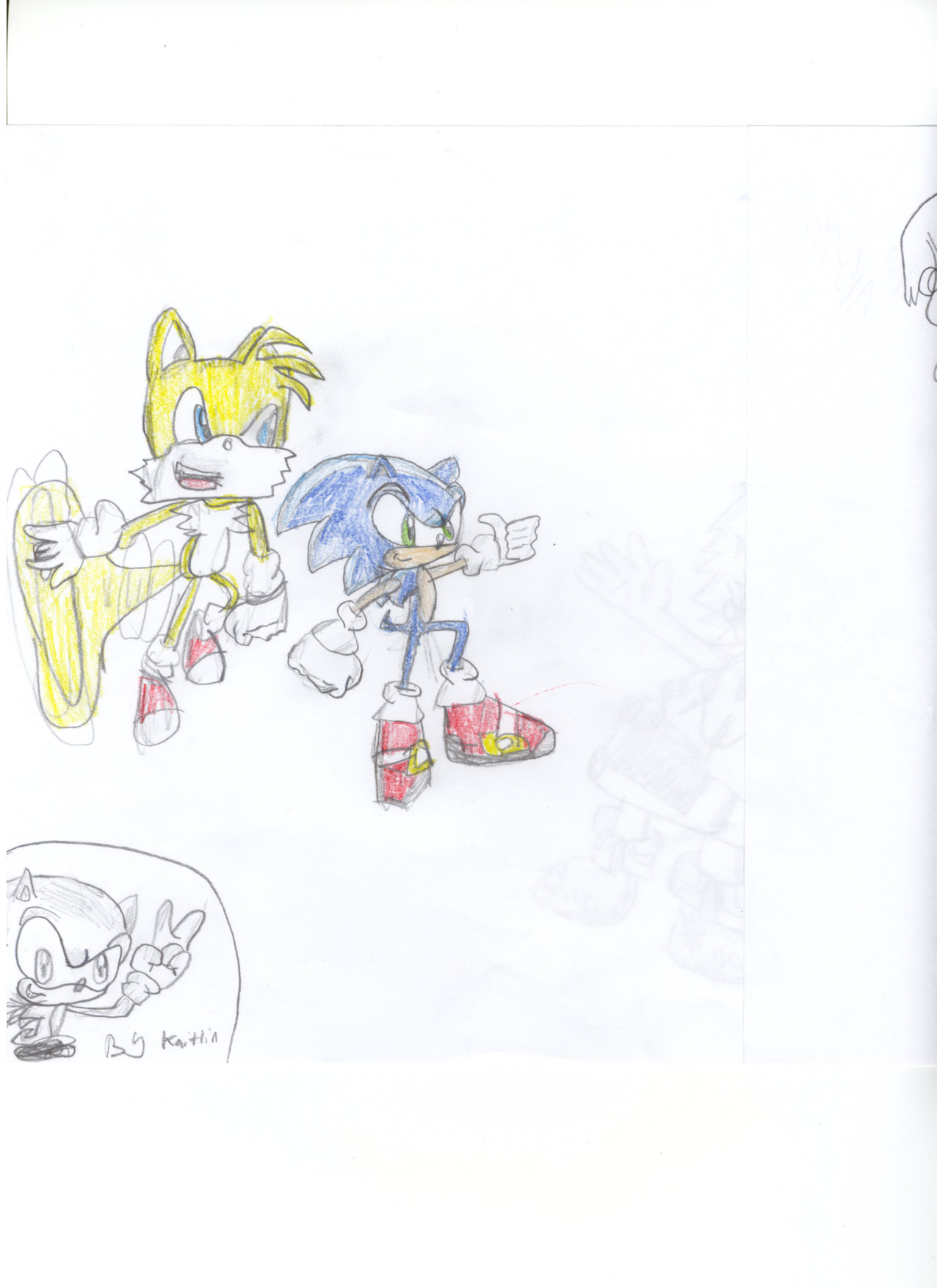 Sonic and Tails by kaitlin_mckitrick