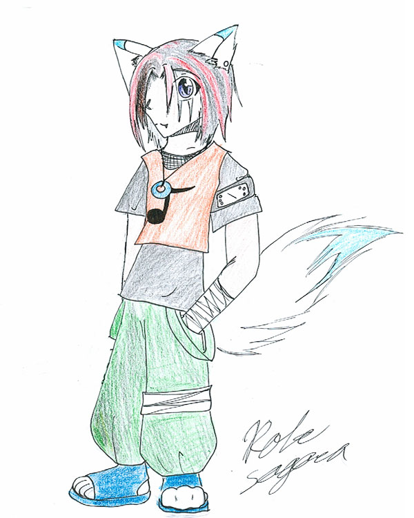 another pic of me.....but in my ninja clothes by kakashi