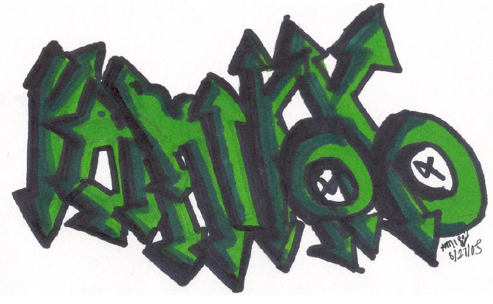 Kamikoko Graffiti Tag - Revamped by kamikoko