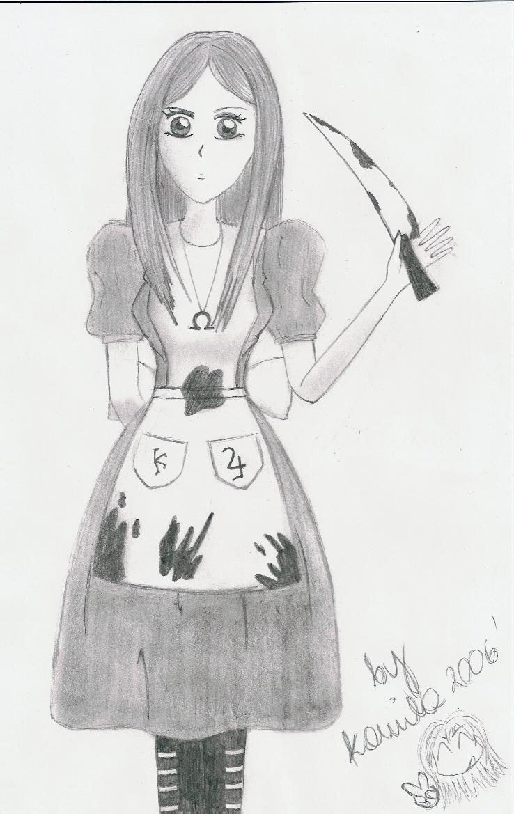 alice with a vorpal blade by kamila_loves_shadow