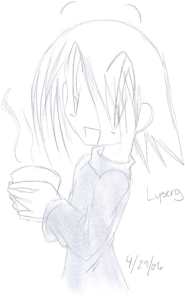 Lyserg with a Cup by kamoku_hito