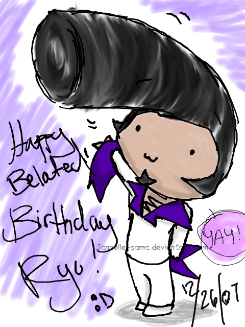 Happy Belated Birthday Ryu by kamoku_hito