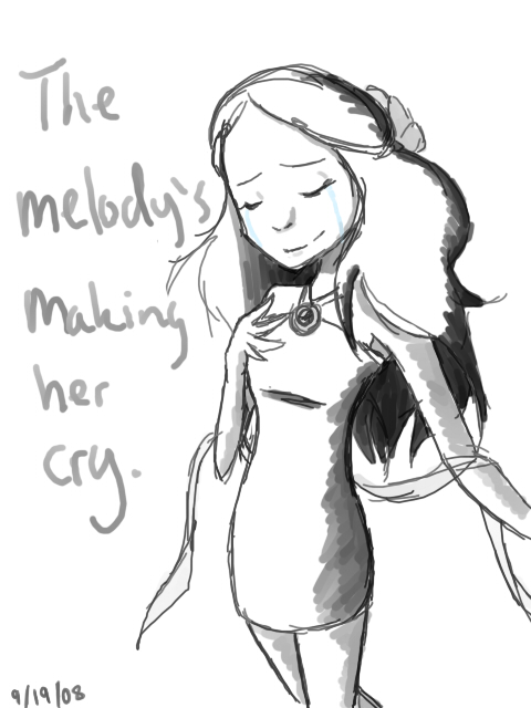 The Melody Makes Her Cry by kamoku_hito