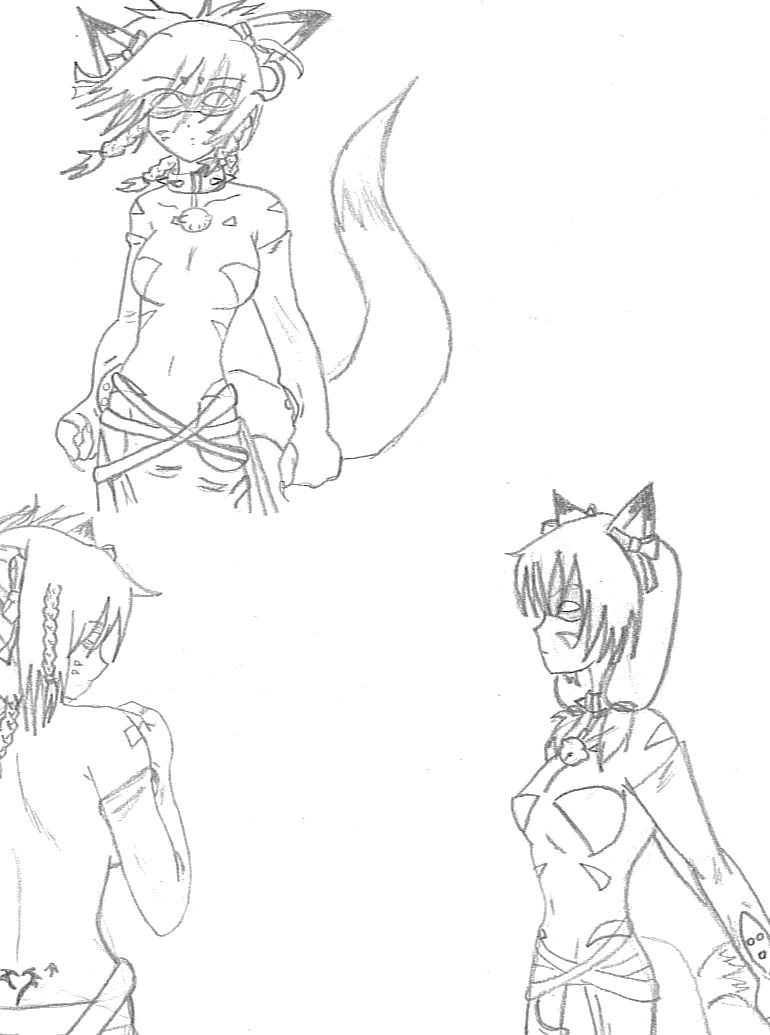 Foxfire's concept sketches by kaname_yasha5689