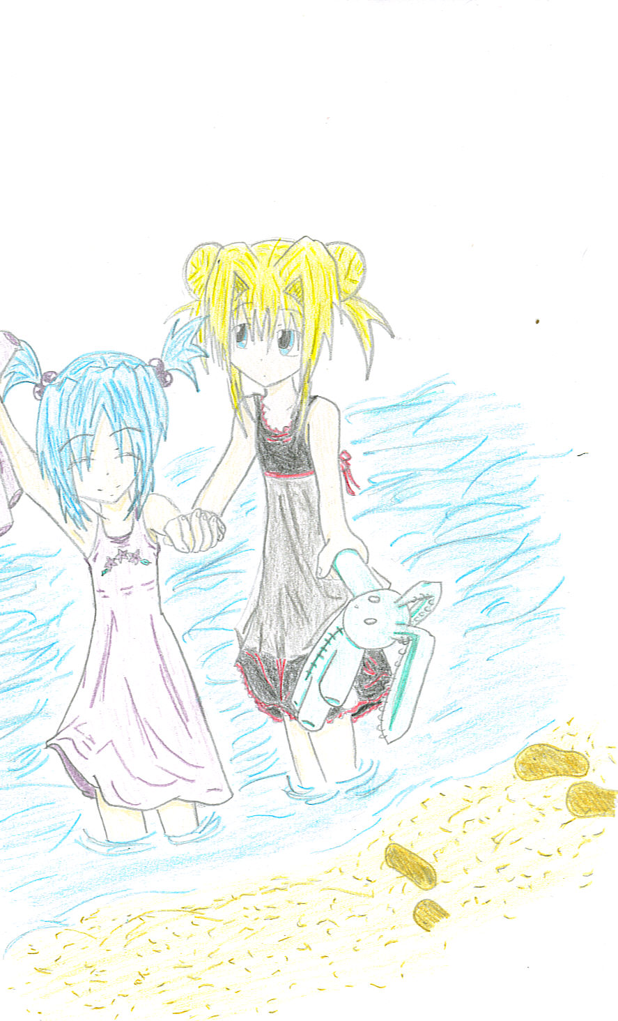 A day at the beach by kaname_yasha5689