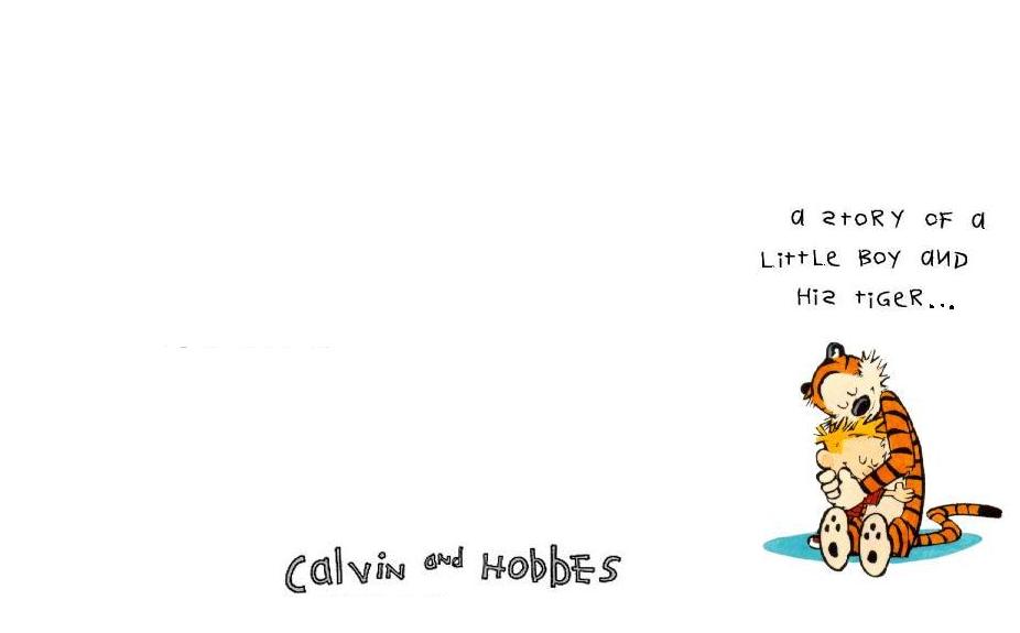 Calvin and Hobbes Wallpaper by kanesa