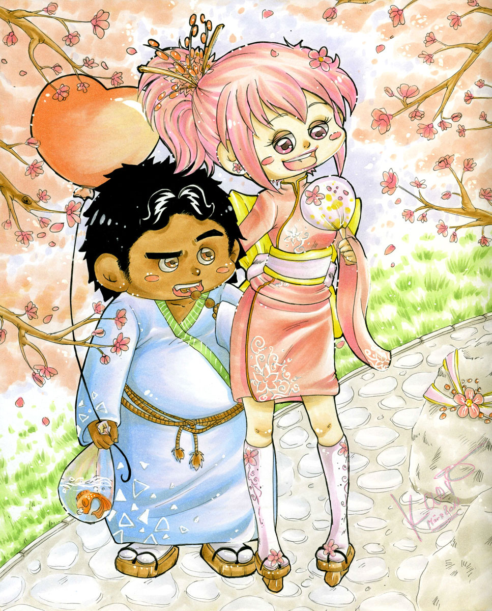 ai and boo sakura-day 1 by kaorie
