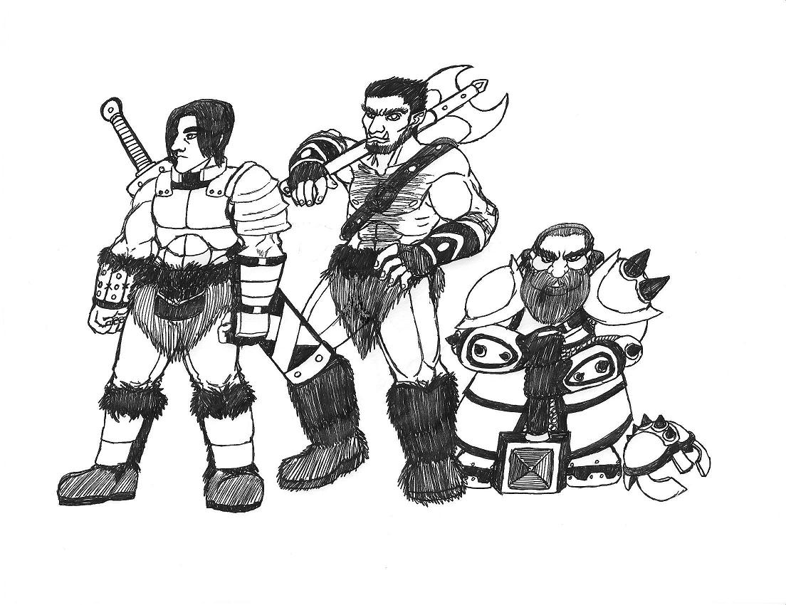 Warrior types by karasuhybrid