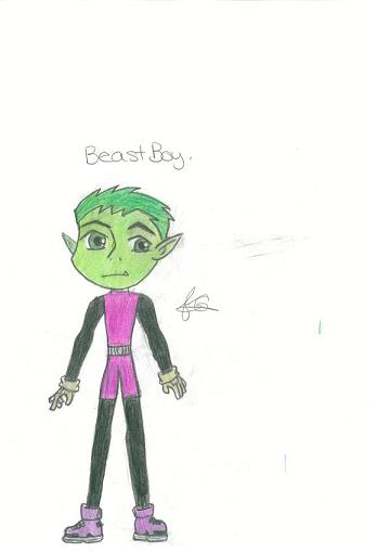 Beastboy in COLOUR ^__^ by kat5888