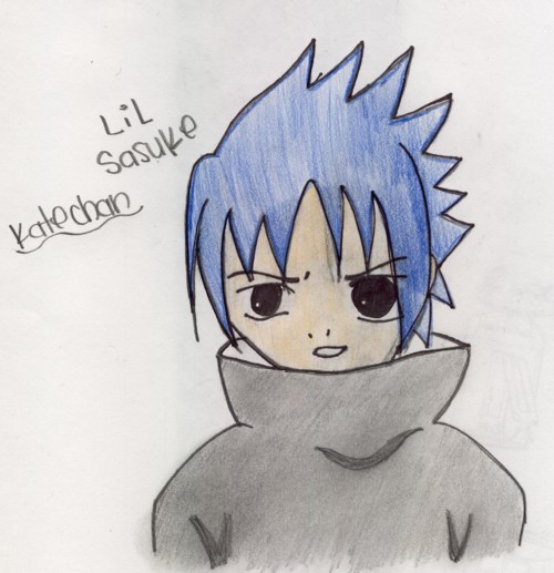 Lil Sasuke by kate-chan