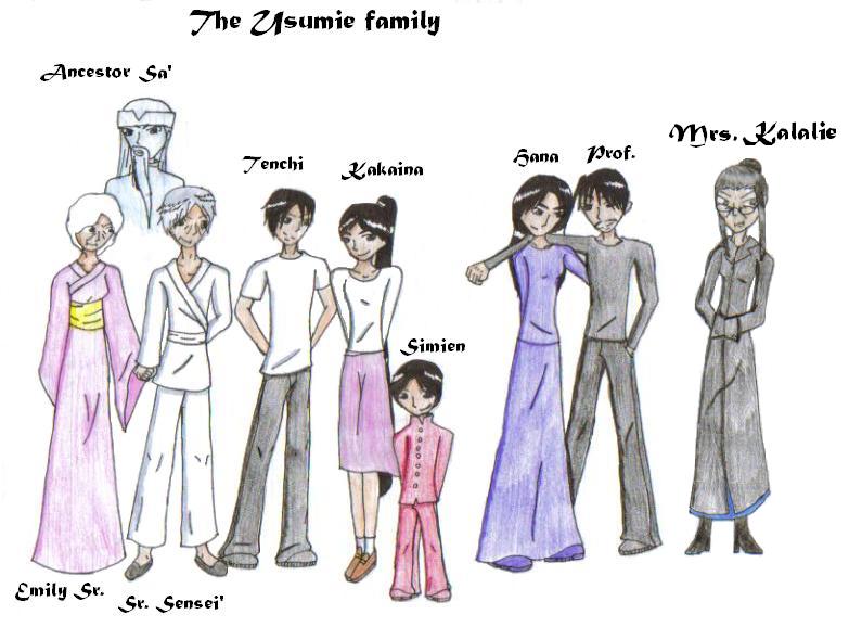 The Usumie family by kath