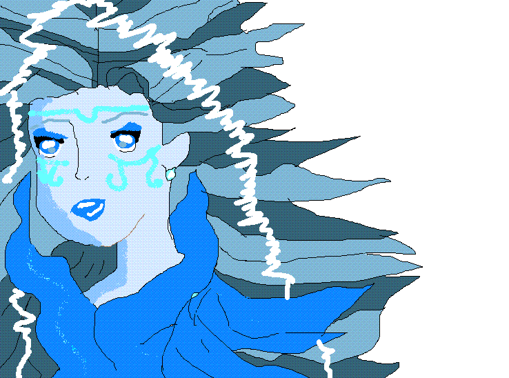 the Weather spirit on MS Paint by katlou303