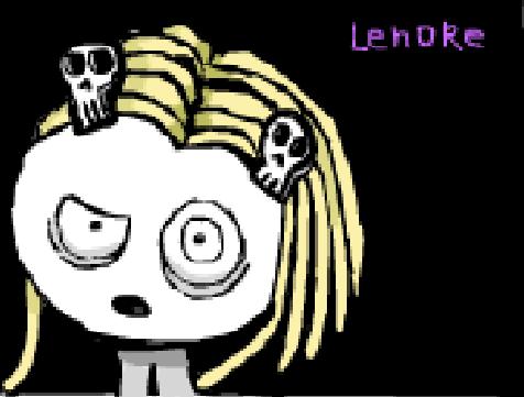 Lenore (done on paint) by katykool
