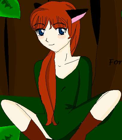 Forest girl by kawaiinekochick