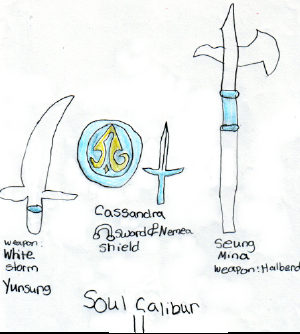 Soul Calibur 2  Weapons by kayko3rd