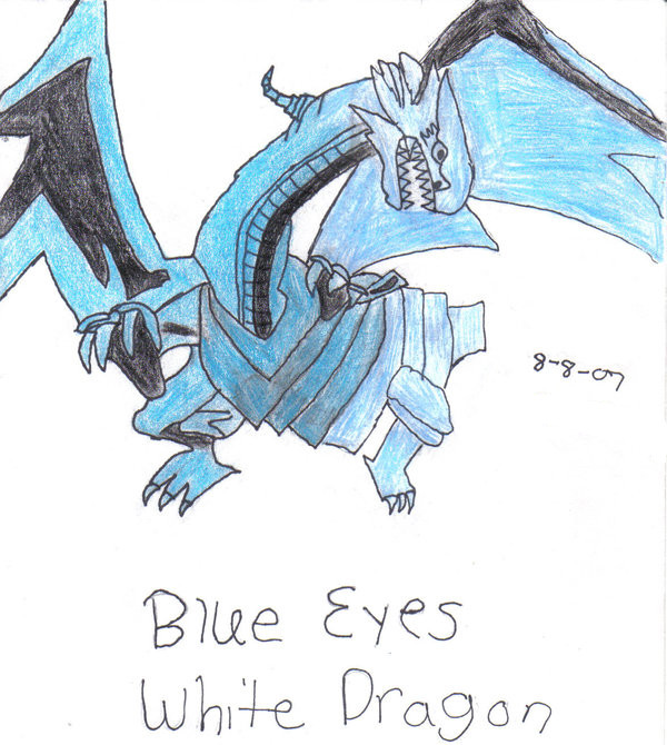 Blue Eyes White Dragon by kayko3rd