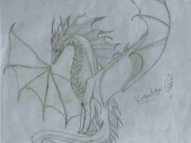 Ice dragon by keautye