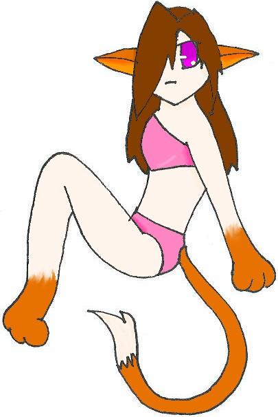 Adoptables: Brown Catgirl by keera_punked_out