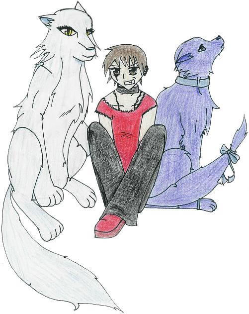 Werelin, Dimitry, and Merlin by keera_punked_out