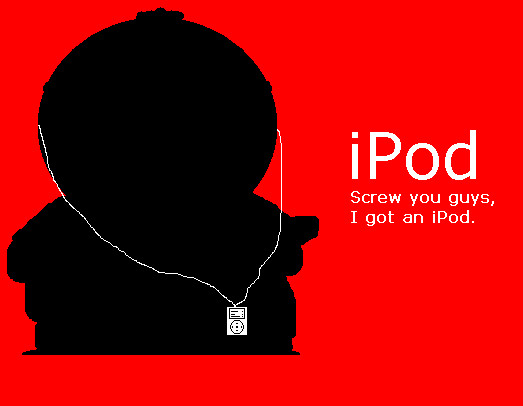 Cartman iPod Commercial by kennylives64
