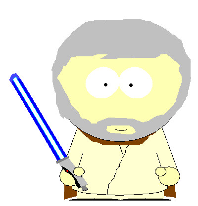 Ben Kenobi, South Park Style by kennylives64