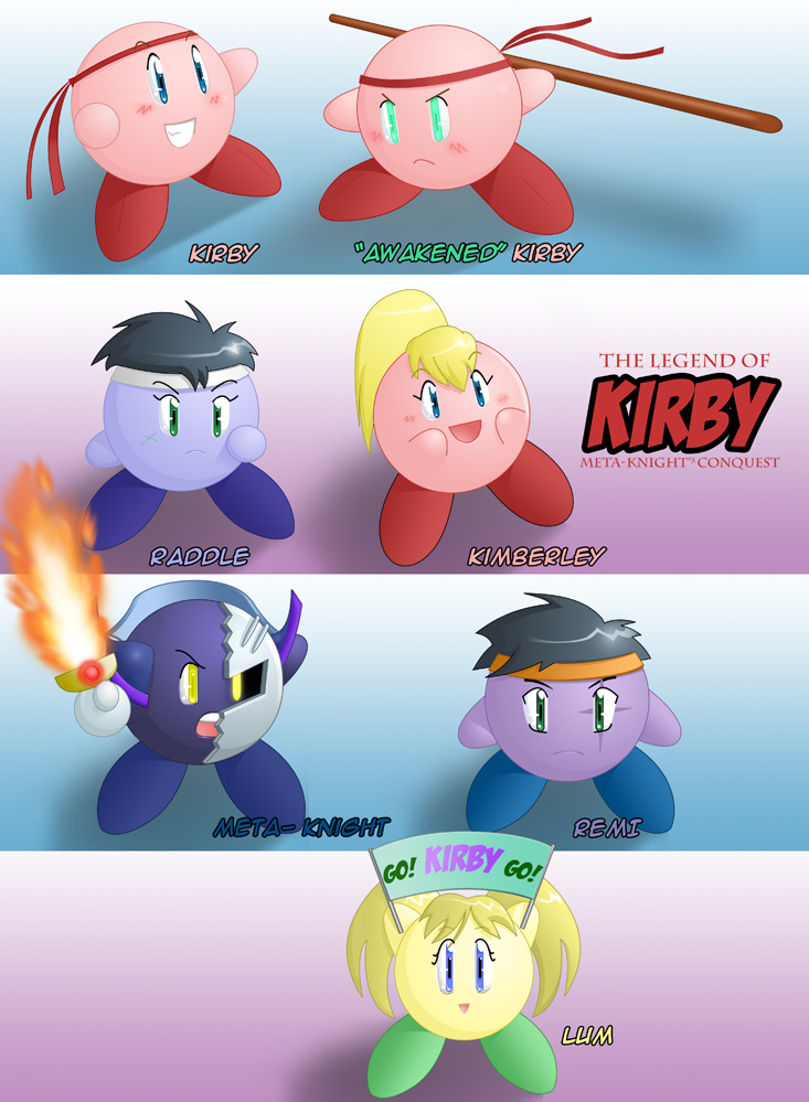 the legend of Kirby by kevinsano