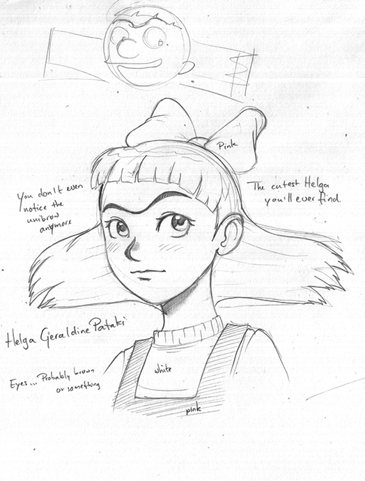 Helga sketch by kevinsano