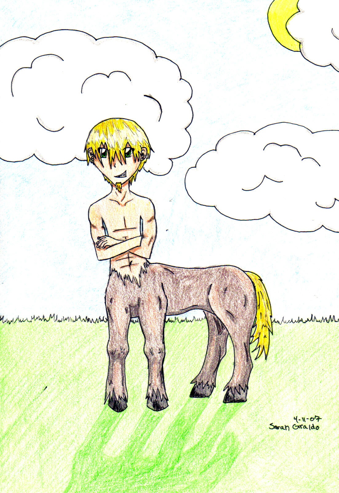 Centaur dude!!! by kewl_kitsune_26