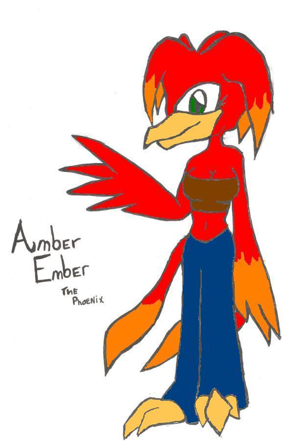 Amber Ember The Phoenix (Colored) by keylaleigh