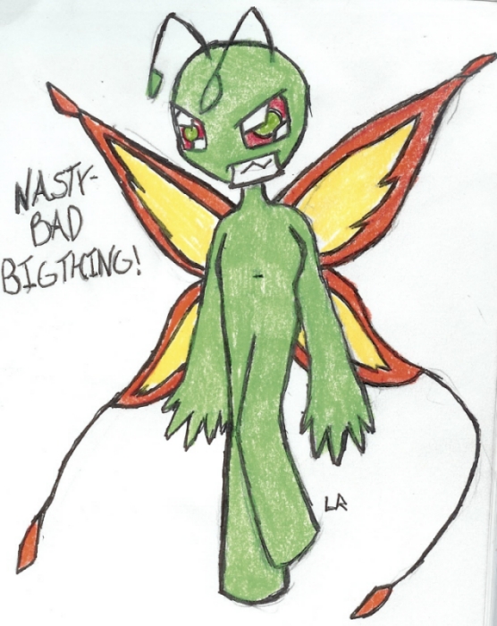 Artistically Altered Petalwing is REAL Angry by keylaleigh